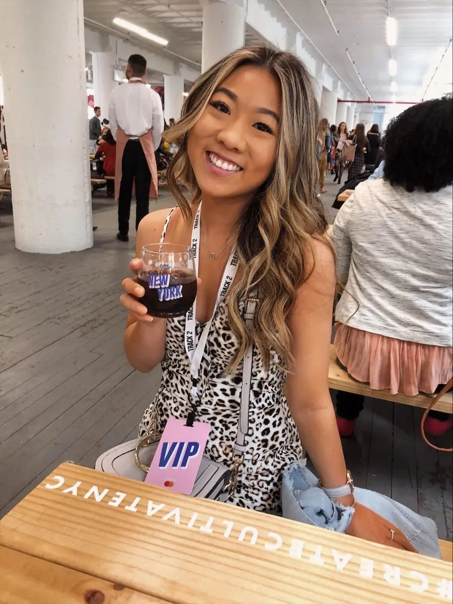 Marissa smiling at the 2019 Create & Cultivate conference in New York