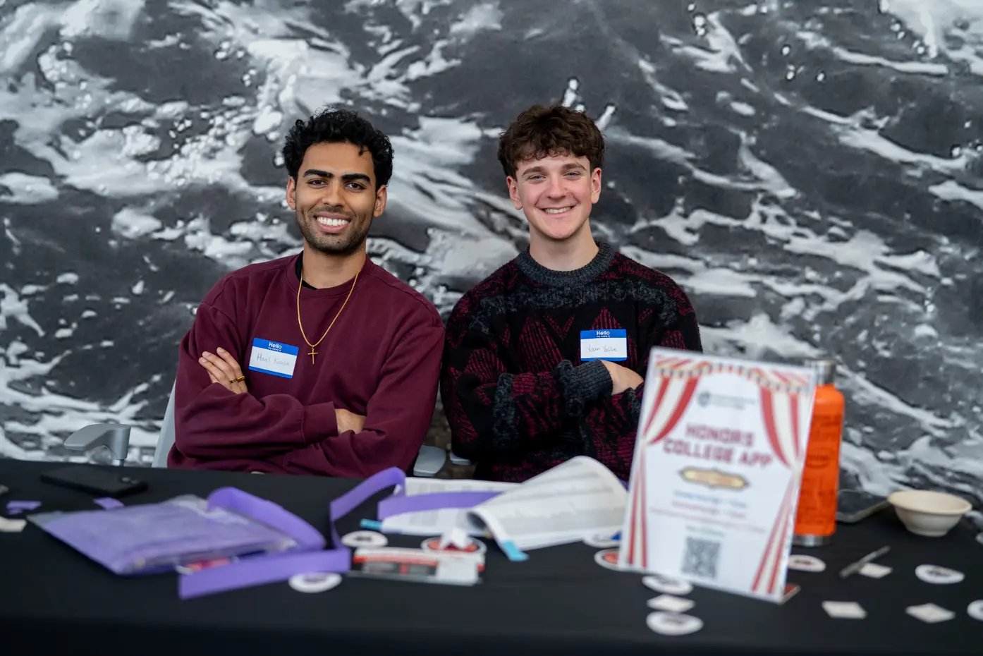 Noam and Havel, OSU app developers