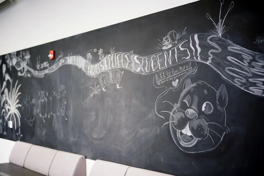 Full mural in the SLUG.