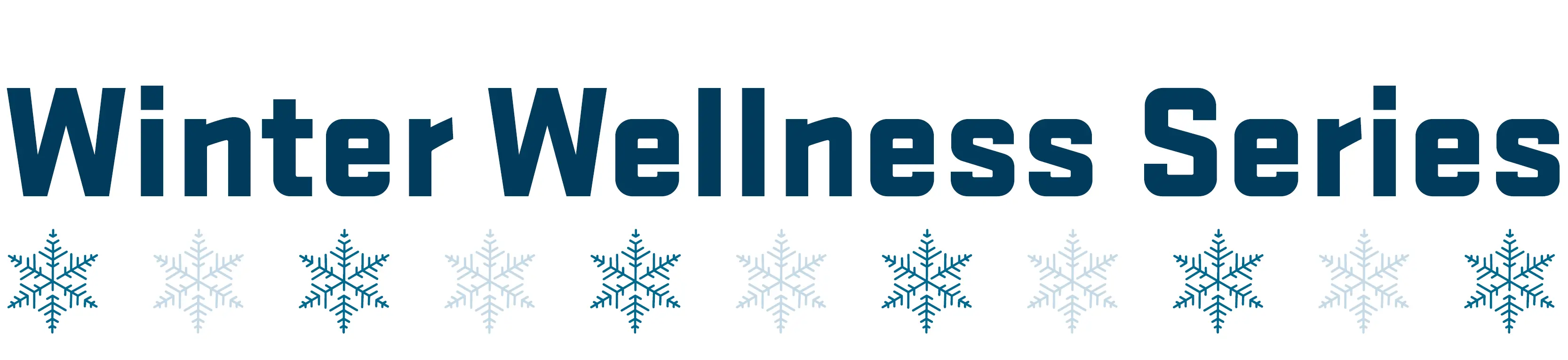 Winter Wellness Series Header
