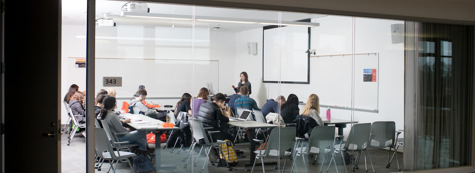 Honors College class in LInC