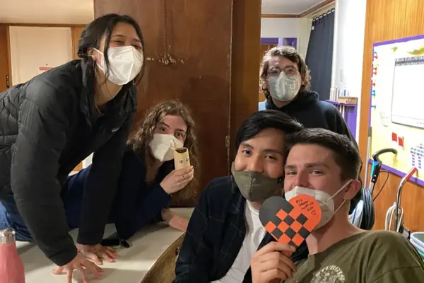 James Ho with friends 