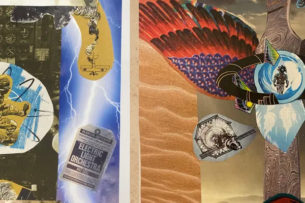 Collage made by HC Student Cassidy Ochoa for the 2023-24 PRAx fellowship