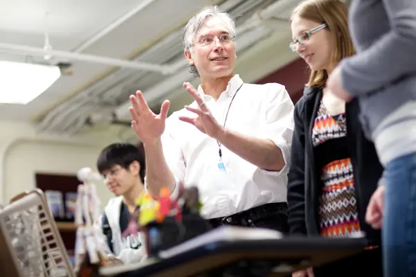 Mcfadden teaching Protein Portraits, 2011