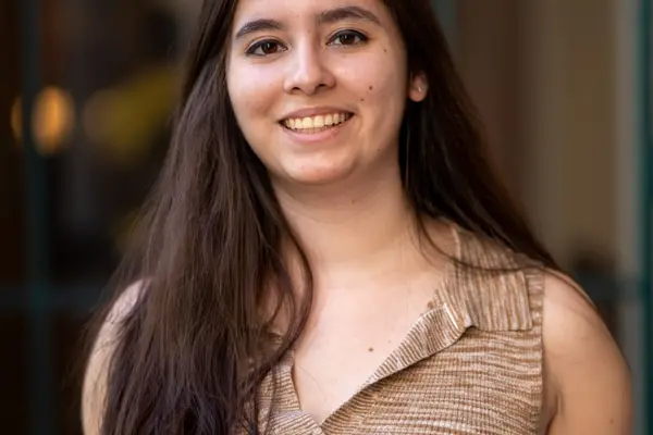 Cassidy smiling for a portrait